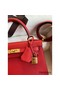 Hermes Kelly Sellier 25 Handmade Bag In Red Epsom Calfskin Replica