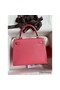 Hermes Kelly Sellier 25 Handmade Bag In Rose Lipstick Mysore Goatskin Replica