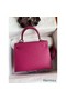 Hermes Kelly Sellier 25 Handmade Bag In Rose Purple Epsom Calfskin Replica