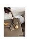Hermes Kelly Sellier 25 Handmade Bag In Taupe Epsom Calfskin Replica