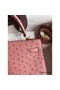 Hermes Kelly Sellier 25 Handmade Bag In Terre Cuite Ostrich Leather Replica