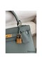 Hermes Kelly Sellier 25 Handmade Bag In Vert Amande Epsom Calfskin Replica