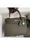 Hermes Kelly Sellier 25 Handmade Bag In Vert De Gris Epsom Calfskin Replica