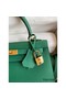 Hermes Kelly Sellier 25 Handmade Bag In Vert Vertigo Epsom Calfskin Replica