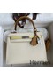 Hermes Kelly Sellier 25 Tricolor Bag in Craie/Sesame/Yellow Epsom Calfskin Replica