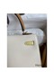 Hermes Kelly Sellier 25 Tricolor Bag in Craie/Sesame/Yellow Epsom Calfskin Replica