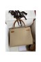 Hermes Kelly Sellier 28 Bicolor Bag in Trench and Gold Epsom Calfskin Replica