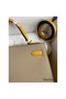 Hermes Kelly Sellier 28 Bicolor Bag in Trench and Yellow Epsom Calfskin Replica
