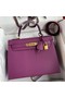 Hermes Kelly Sellier 28 Handmade Bag In Anemone Epsom Calfskin Replica