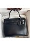 Hermes Kelly Sellier 28 Handmade Bag In Black Box Calfskin Replica