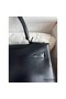 Hermes Kelly Sellier 28 Handmade Bag In Black Box Calfskin Replica
