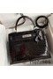 Hermes Kelly Sellier 28 Handmade Bag In Black Crocodile Niloticus Shiny Skin Replica