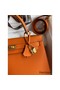 Hermes Kelly Sellier 28 Handmade Bag In Orange Epsom Calfskin Replica