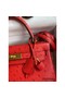 Hermes Kelly Sellier 28 Handmade Bag In Red Ostrich Leather Replica
