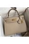 Hermes Kelly Sellier 28 Handmade Bag In Trench Epsom Calfskin Replica