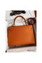 Hermes Kelly Sellier 32 Handmade Bag In Orange Epsom Calfskin Replica