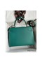 Hermes Kelly Sellier 32 Handmade Bag in Malachite Epsom Calfskin Replica