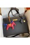 Hermes Kelly Sellier 35 Handmade Bag In Black Epsom Calfskin Replica