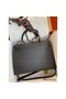 Hermes Kelly Sellier 35 Handmade Bag In Black Epsom Calfskin Replica