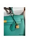 Hermes Kelly Sellier 35 Handmade Bag In Malachite Epsom Calfskin Replica