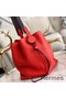 Hermes Licol 17cm Bag In Red Evercolor Calfskin Replica