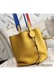 Hermes Licol 17cm Bag In Yellow Evercolor Calfskin Replica