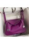 Hermes Lindy 26 Handmade Bag In Anemone Swift Calfskin Replica