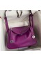 Hermes Lindy 26 Handmade Bag In Anemone Swift Calfskin Replica