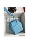Hermes Lindy 26 Handmade Bag In Blue Atoll Clemence Leather Replica
