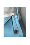 Hermes Lindy 26 Handmade Bag In Blue Atoll Clemence Leather Replica