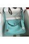 Hermes Lindy 26 Handmade Bag In Blue Atoll Swift Calfskin Replica