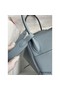Hermes Lindy 26 Handmade Bag In Blue Lin Evercolor Leather Replica