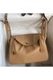 Hermes Lindy 26 Handmade Bag In Chai Swift Calfskin Replica