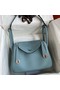 Hermes Lindy 26 Handmade Bag In Ciel Clemence Leather Replica