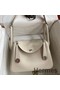 Hermes Lindy 26 Handmade Bag In Craie Clemence Leather Replica