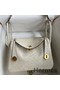Hermes Lindy 26 Handmade Bag In Craie Ostrich Leather Replica