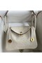 Hermes Lindy 26 Handmade Bag In Craie Ostrich Leather Replica