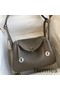 Hermes Lindy 26 Handmade Bag In Etain Clemence Leather Replica