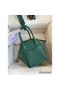 Hermes Lindy 26 Handmade Bag In Malachite Clemence Leather Replica
