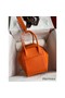 Hermes Lindy 26 Handmade Bag In Orange Clemence Leather Replica
