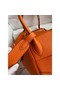 Hermes Lindy 26 Handmade Bag In Orange Clemence Leather Replica