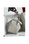 Hermes Lindy 26 Handmade Bag In Pearl Grey Clemence Leather Replica