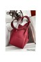 Hermes Lindy 26 Handmade Bag In Ruby Clemence Leather Replica