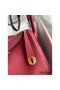 Hermes Lindy 26 Handmade Bag In Ruby Clemence Leather Replica