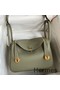 Hermes Lindy 26 Handmade Bag In Sauge Clemence Leather Replica