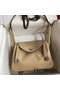 Hermes Lindy 26 Handmade Bag In Trench Clemence Leather Replica
