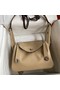 Hermes Lindy 26 Handmade Bag In Trench Clemence Leather Replica