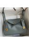 Hermes Lindy 26 Handmade Bag In Vert Amande Evercolor Leather Replica