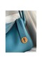 Hermes Lindy 26 Handmade Bag In Vert Bosphore Clemence Leather Replica