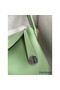 Hermes Lindy 26 Handmade Bag In Vert Criquet Clemence Leather Replica